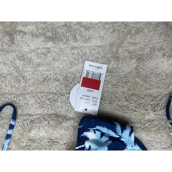 Hot Water tropical underwire triangle bra and string bikini set Size L/M - Picture 3 of 11